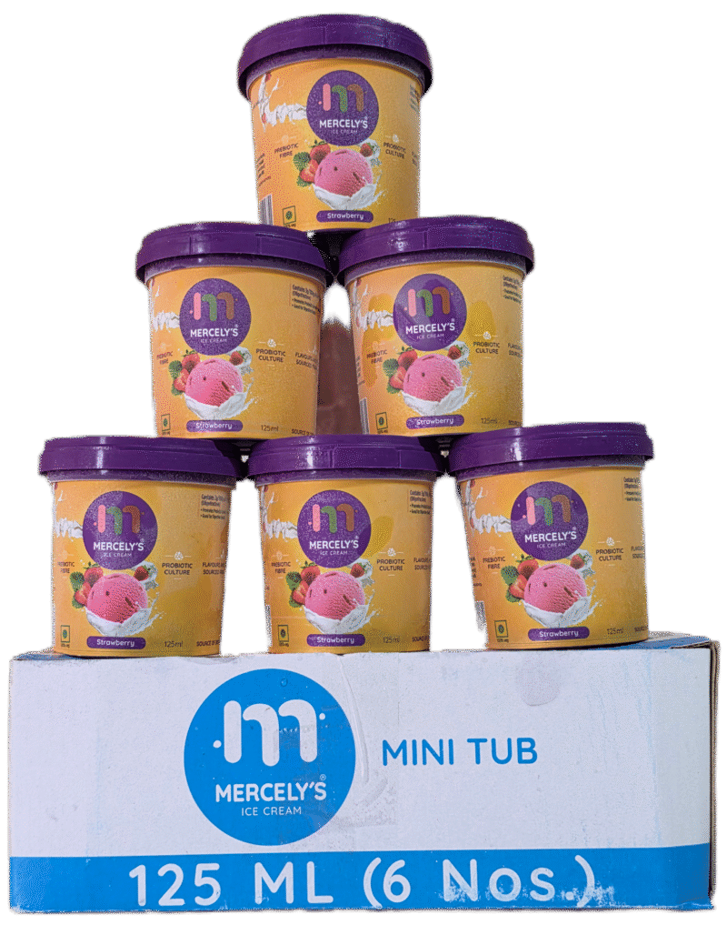 Mini Tub Strawberry (6 Nos)