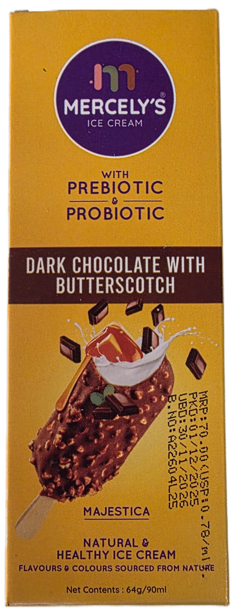 Majestica Bar - Dark Chocolate with Butterscotch (1 Nos)